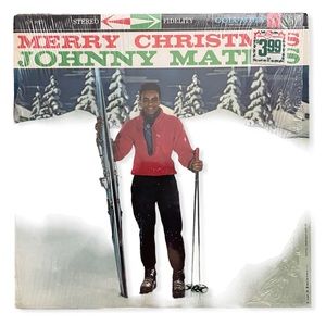 Vintage Johnny Mathis Merry Christmas Album CS 8021